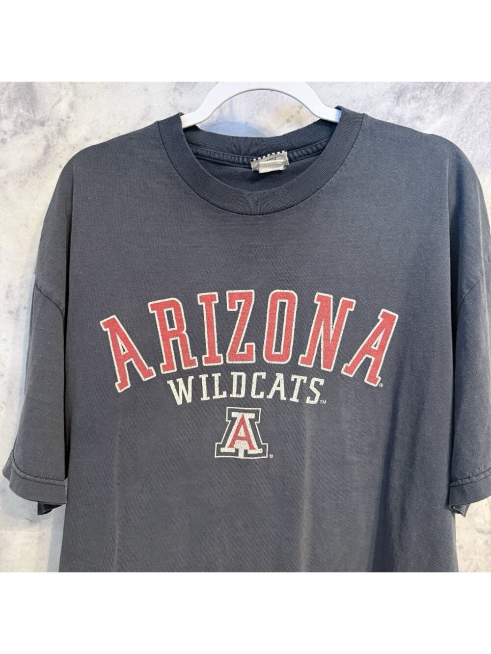Vintage University of Arizona Wildcats T Shirt Mens XL Faded Blue Footlocker